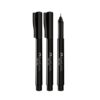 Caneta Faber Castell Fine Pen 0.4mm Preta Ponta Fina C/ 3 Un
