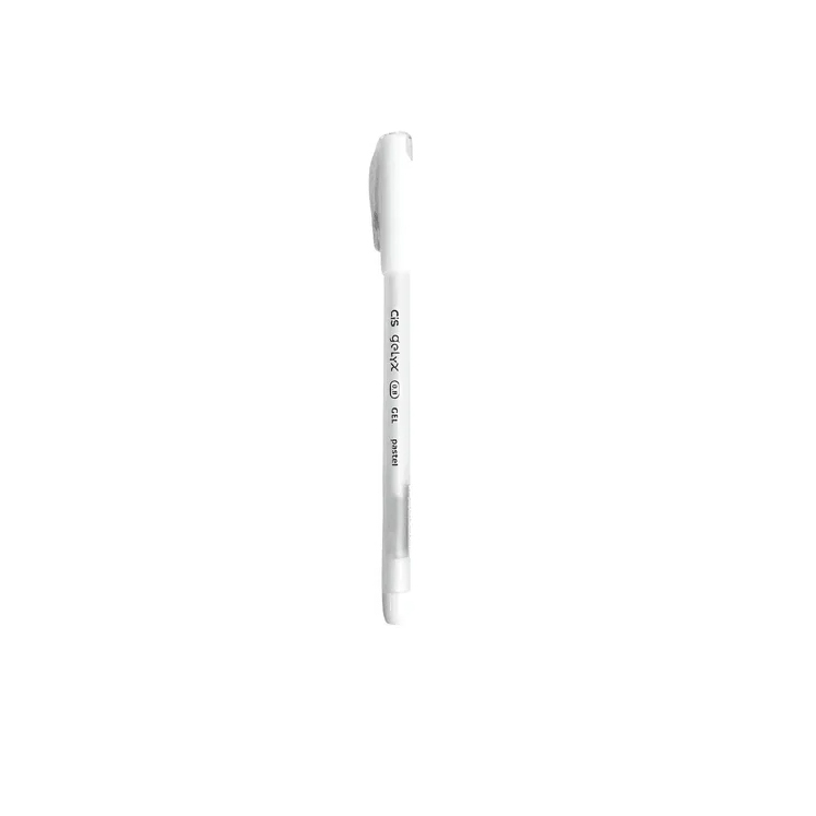 Caneta Gel Branca CIS GELYX 0.8mm com Grip