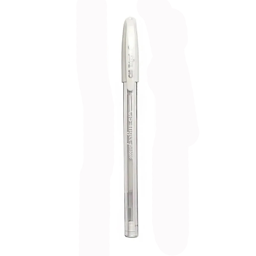 Caneta Gel Branca CIS Trigel 0.8mm