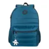 Mochila Juvenil Mickey Matelassê Azul