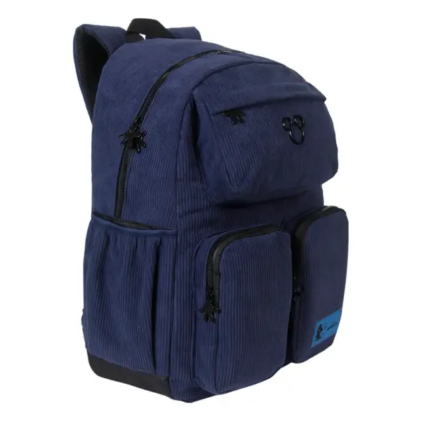 Mochila Juvenil Mickey Cotelê Azul - Imagem 2