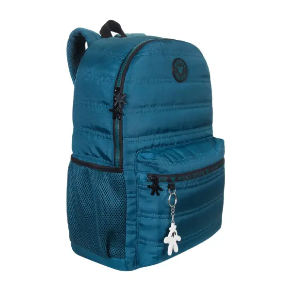 Mochila Juvenil Mickey Matelassê Azul - Imagem 2