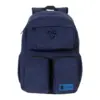 Mochila Juvenil Mickey Cotelê Azul