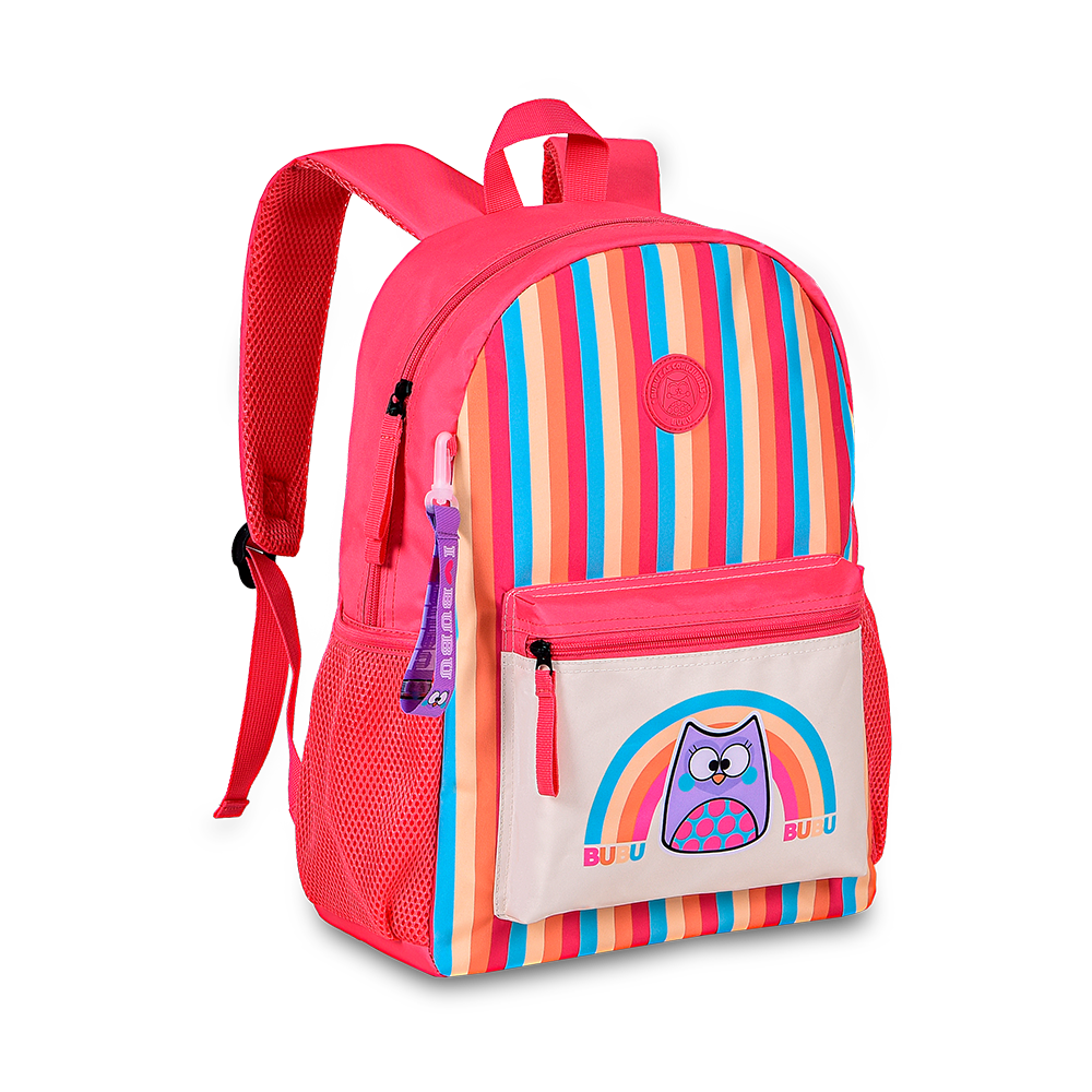 Mochila Bubu Corujinha Rosa Clio
