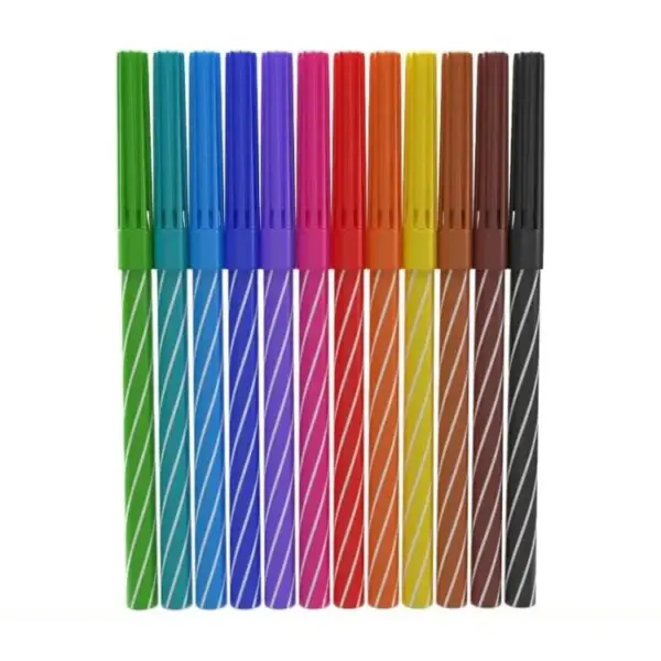 Canetinha Hidrográficas Spiro Cis - 12 Cores - Imagem 2