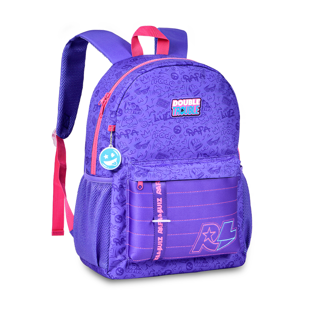 Mochila Roxo e Rosa Rafa &#038; Luiz Clio