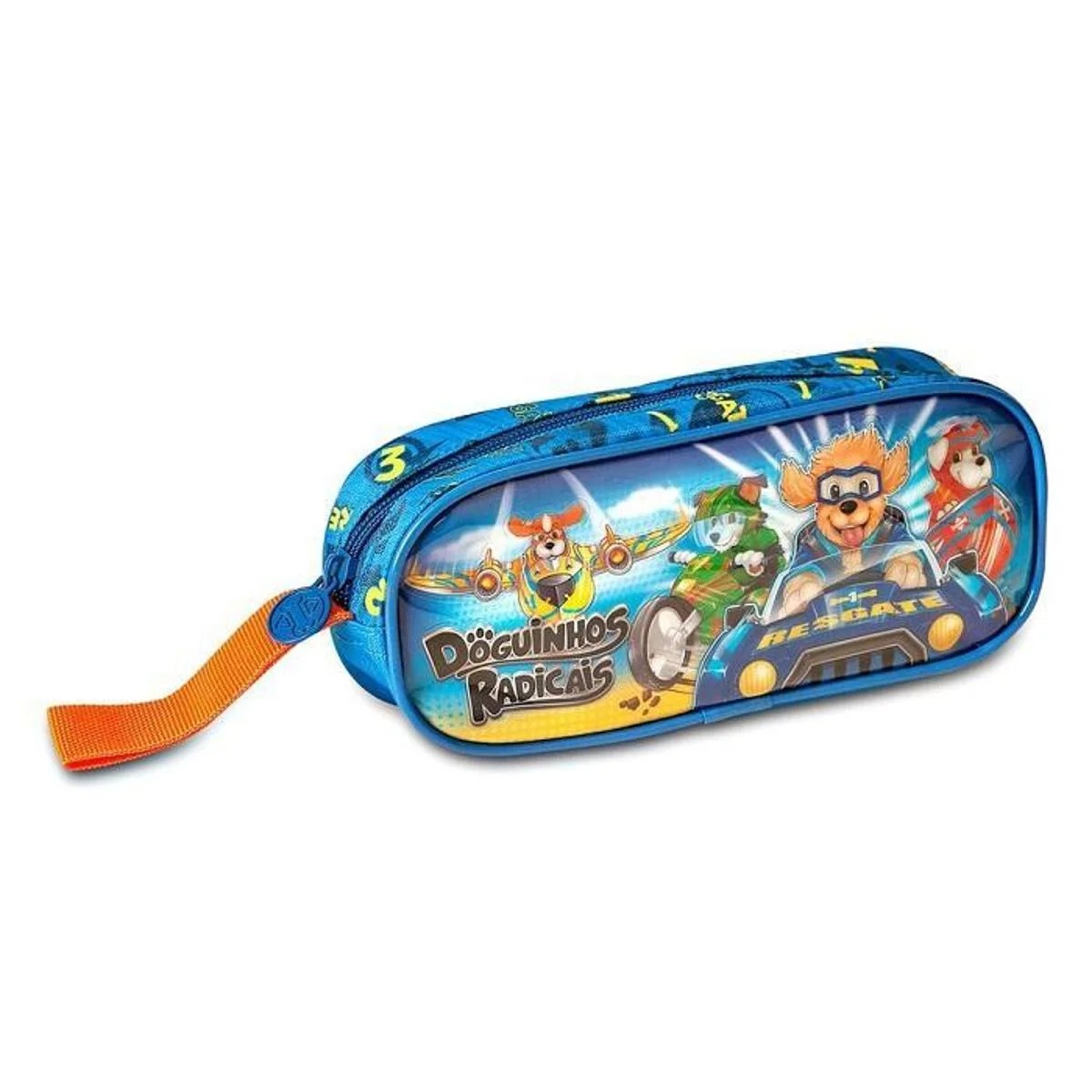 Mochila de Rodinha Lancheira Estojo Doguinhos Radicais Clio - Imagem 3