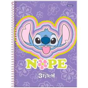 Caderno Stitch 10 Matérias 160 Folhas Foroni