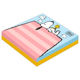 Bloco de Notas Adesivo Snoopy com 50 Folhas Post-it Tilibra