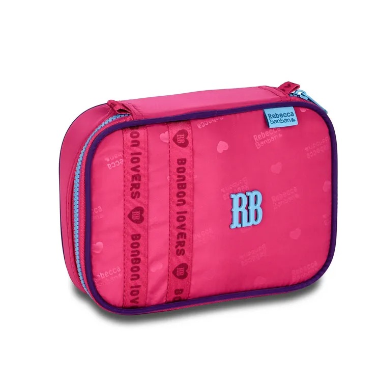 Estojo Box Preto Rebecca Bonbon Escolar &#8211; 36 Elásticos