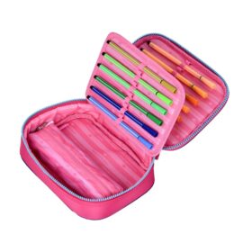 Estojo Box Preto Rebecca Bonbon Escolar &#8211; 36 Elásticos